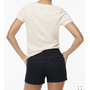 J.Crew 3.5" Classic Chino Shorts in Black Size 6